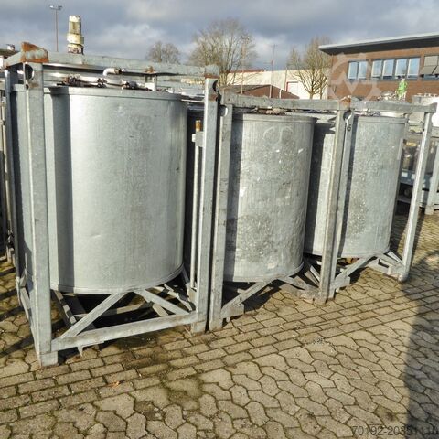 1000 liter drukhouder gemaakt van V2A Thyssen Umformtechnik (UCON) 6823