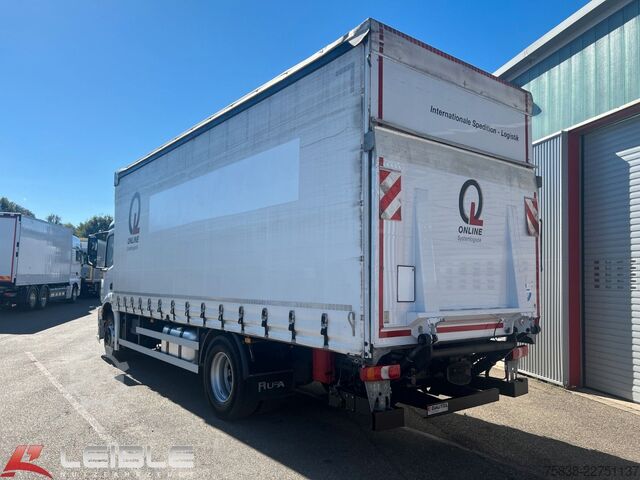 Plattewagen met zeil MERCEDES-BENZ Antos 1832*Aufbau Rufa*LBW-Dautel*236 TKM*
