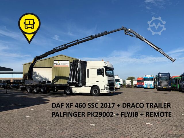 Standard-SZM DAF XF 460 DRACO SCHUIF OPBOUW + PALFINGER PK 29002...