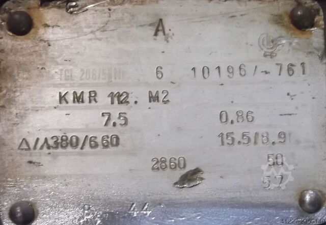 Ηλεκτρικός κινητήρας 7,5 kW 2860 rpm VEM KMR112.M2
