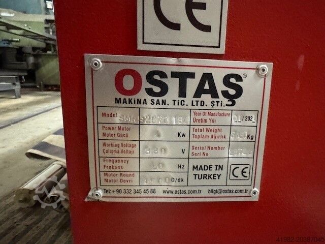 3- Walzen Rundbiegemaschine OSTAS SMR-S 2070 x 190