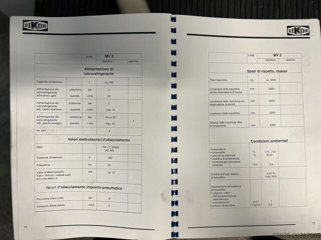 Pendul-vertikalt bearbejdningscenter EIKON MV2