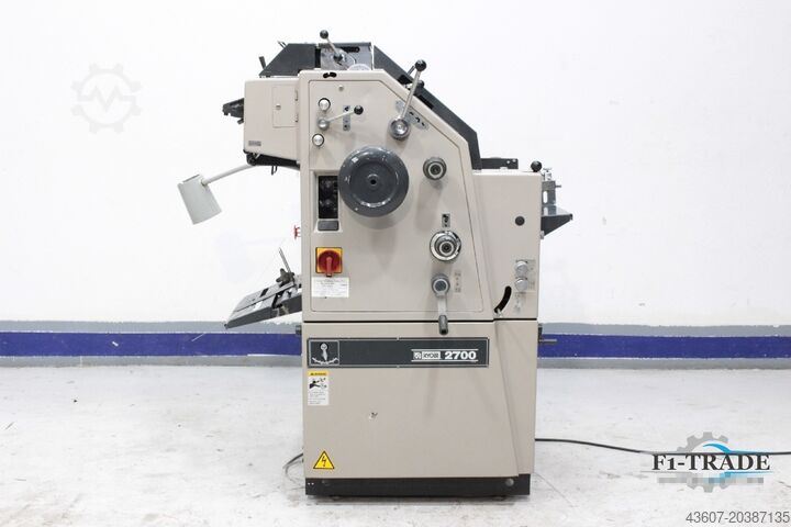 1-färgs offsettryckpress / 1-färgs arkmatad offsetpress Ryobi 2700