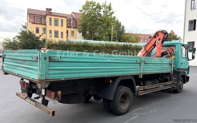 Ladbil med lad MERCEDES-BENZ 814, ATLAS 60.1, 4 Ausschübe, TÜV bis 06/27