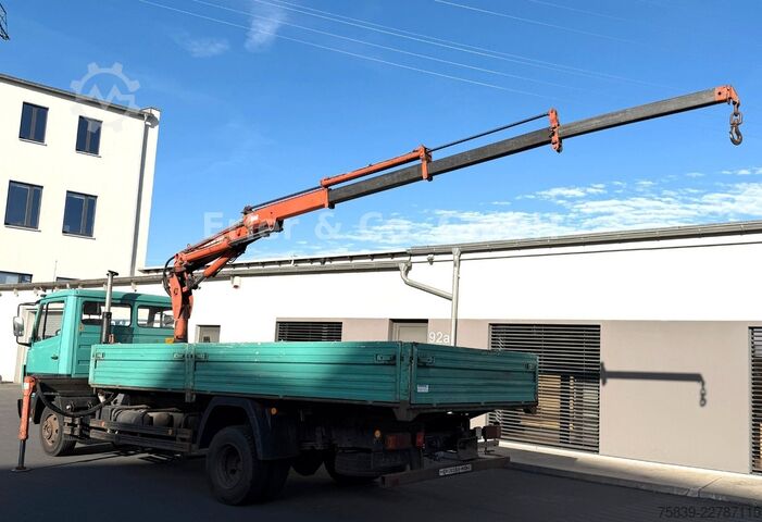 Ladbil med lad MERCEDES-BENZ 814, ATLAS 60.1, 4 Ausschübe, TÜV bis 06/27