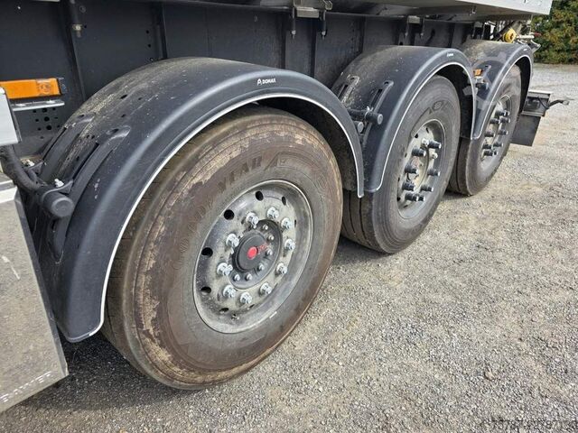 Semirimorchio cisterna D-TEC Jansky Schwarte TSA, Edelstahl, 30.000 L,Unfall