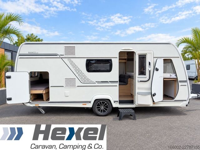 Caravan FENDT Bianco Activ 515 SKF 2000 kg 2x Garage vorne/hin