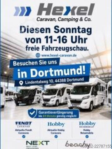 Caravan FENDT Bianco Activ 515 SKF 2000 kg 2x Garage vorne/hin