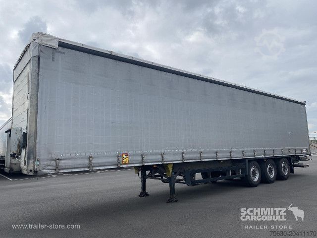Open oplegger met zeil Schmitz Cargobull Semitrailer Curtainsider Standard Hayon