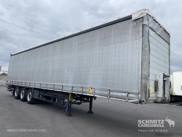 Open oplegger met zeil Schmitz Cargobull Semitrailer Curtainsider Standard Hayon