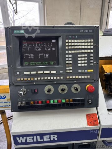 WEILER UD 24 CNC, årsmodell 1995 med IRCO enkelstångsmatning, IntNr231497 WEILER UD 24 CNC