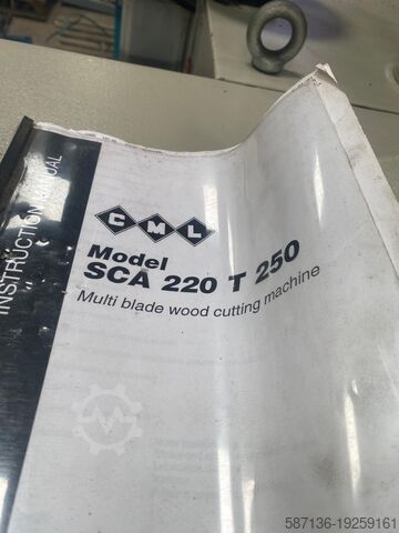 Sav med flere klinger CML SCA 220 T 250