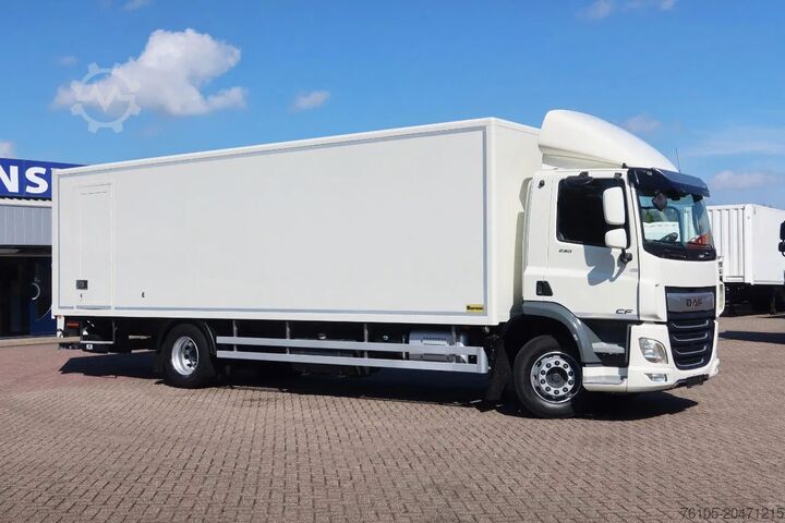 Kuffert DAF CF 290 FA Bak + Dhollandia klep 2000 KG