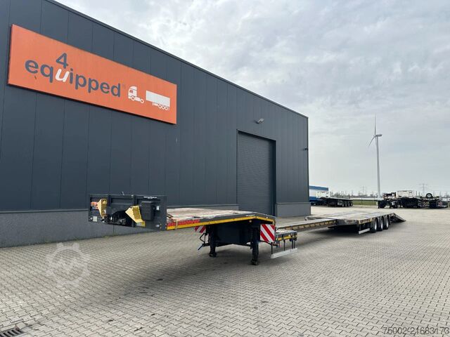 Platform aanhanger Kässbohrer Lowbed  / 6.00m extendable / hydraulic ramps  /...