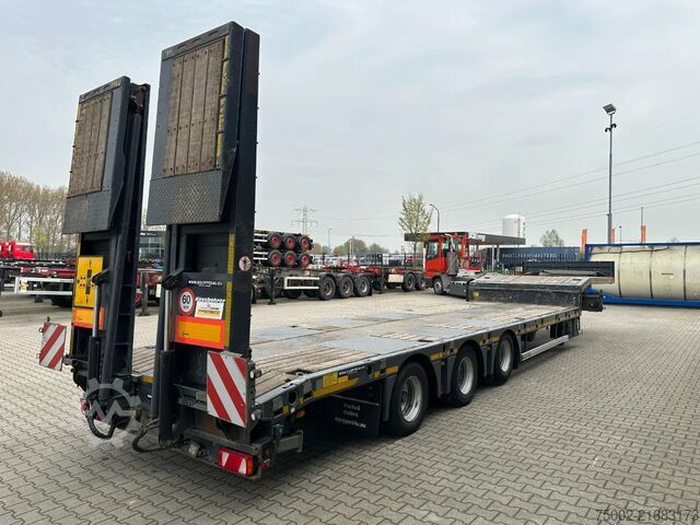 Platform aanhanger Kässbohrer Lowbed  / 6.00m extendable / hydraulic ramps  /...