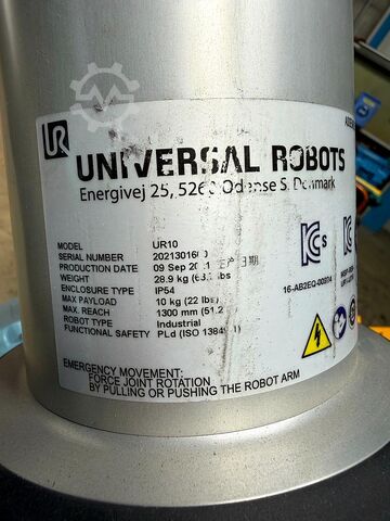 ρομπότ συνεργασίας Universal Robots UR 10 Cobot
