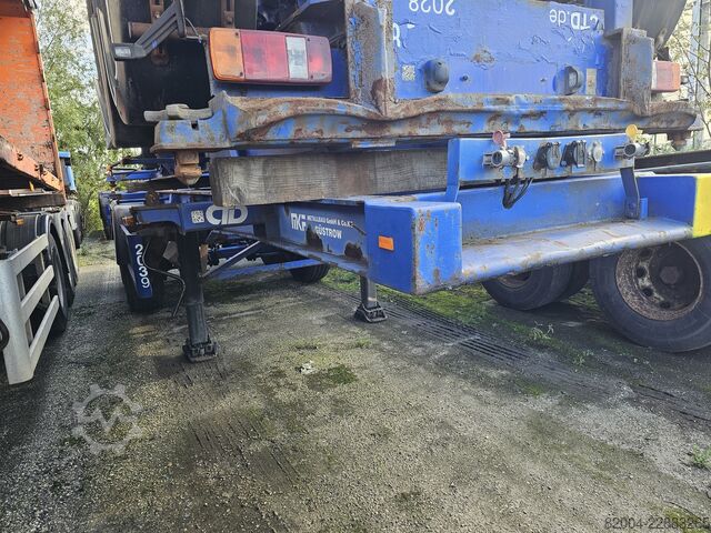 Containervervoer MKF METALLBAU CS 20 / STEEL SUSPENSION/ BPW DRUM.