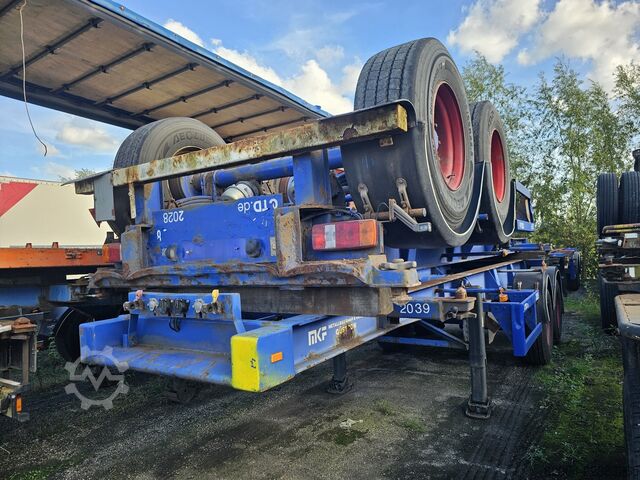 Containervervoer MKF METALLBAU CS 20 / STEEL SUSPENSION/ BPW DRUM.