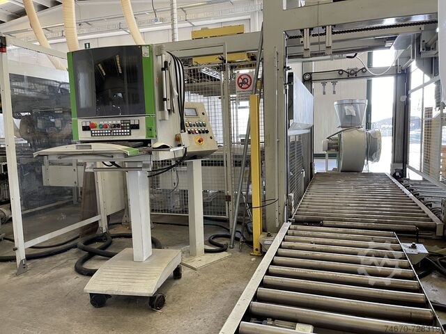 Automatische boor- en pengellijn BIESSE