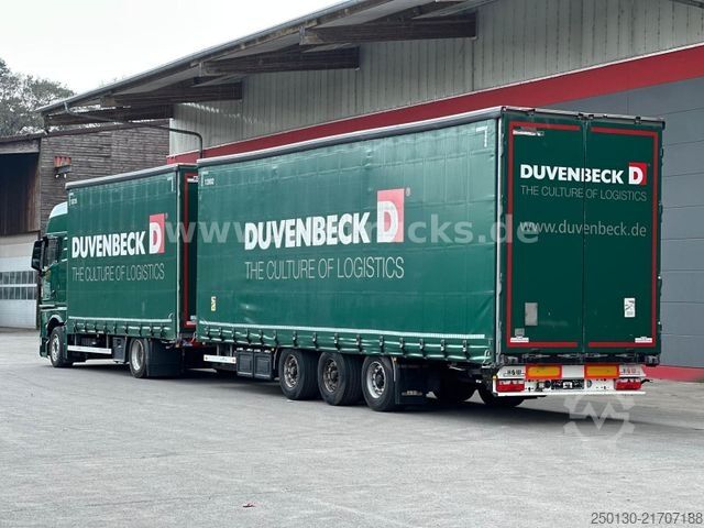 Jumbo teherautó MAN TGX 18.470 4x2 LL Jumbo mit Retarder & HW AH