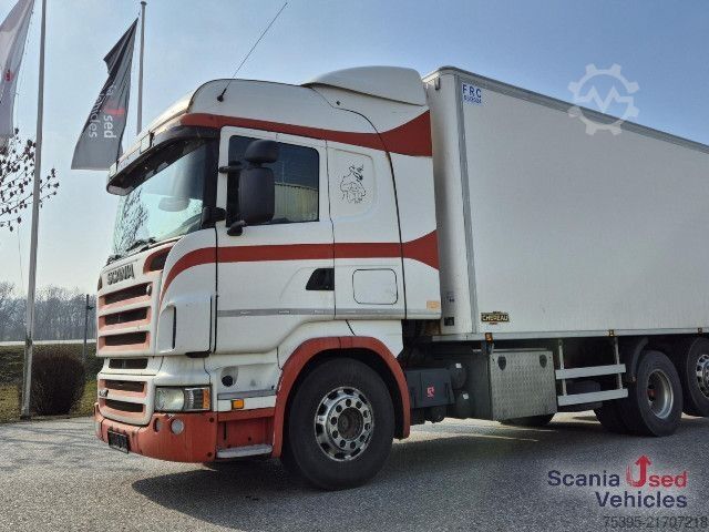 Hűtőfelépítményes furgon Scania R 420 LB6x2MNB Fleisch Koffer Agg. 2018