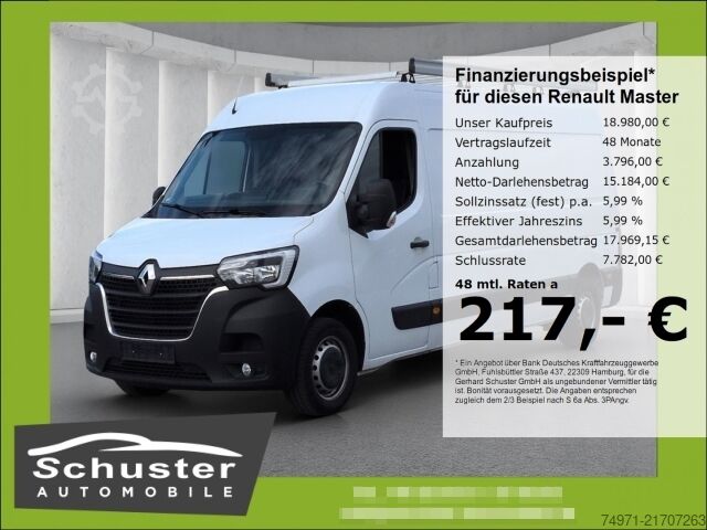Dobozos furgon Renault Master Kasten L3H2 3,5t 2.3D*AHK Tempo PDC Klima
