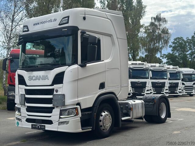 Gevaarlijke stoffen vrachtwagen SCANIA R450 Euro6D Retarder ACC ADR EXII / EXIII PTO