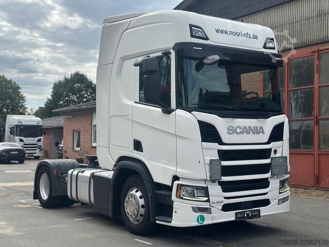 Gevaarlijke stoffen vrachtwagen SCANIA R450 Euro6D Retarder ACC ADR EXII / EXIII PTO