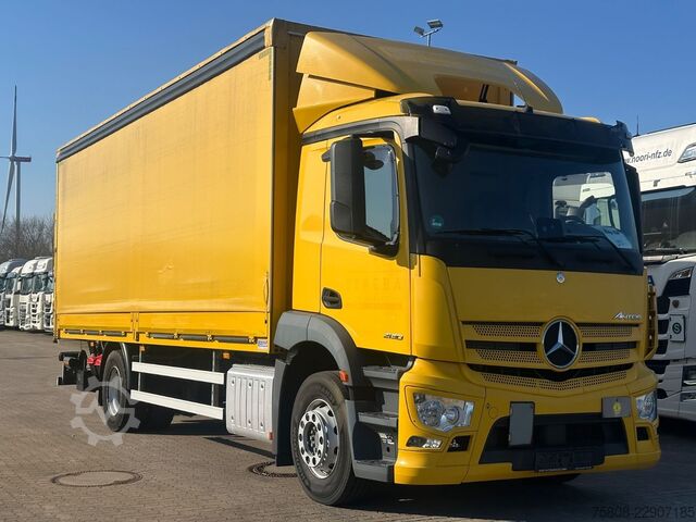 Φορτηγό πλατφόρμα με μουσαμά MERCEDES-BENZ Antos 1830 4x2 Pritche Plane 7,20m LBW 2t. AHK