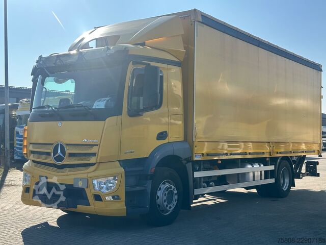 Φορτηγό πλατφόρμα με μουσαμά MERCEDES-BENZ Antos 1830 4x2 Pritche Plane 7,20m LBW 2t. AHK