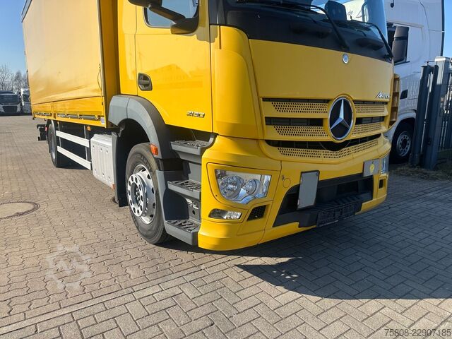 Φορτηγό πλατφόρμα με μουσαμά MERCEDES-BENZ Antos 1830 4x2 Pritche Plane 7,20m LBW 2t. AHK