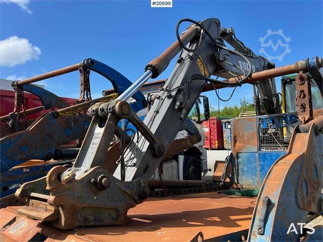 Koparka gąsienicowa Volvo EW160B wheeled machine w/ support leg and shear