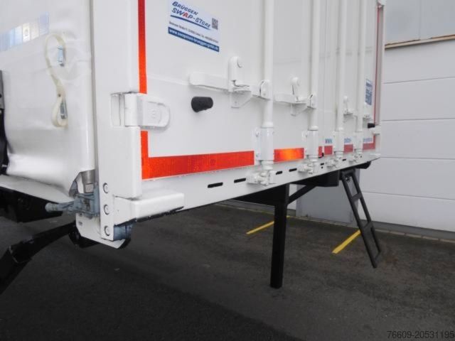 Wissellaadbak oplegger KRONE Heck mit Portaltüren