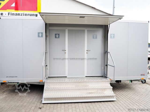 Toilettenanhänger vezeko Toilettenanhänger 3 Damen 1 Herren 4 Pis