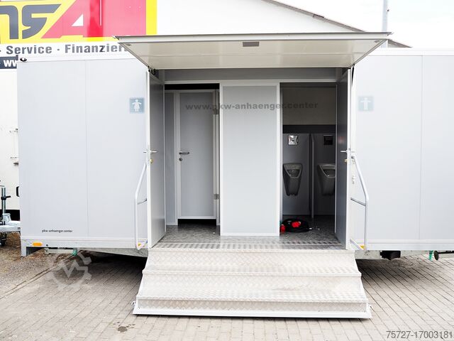 Toilettenanhänger vezeko Toilettenanhänger 3 Damen 1 Herren 4 Pis