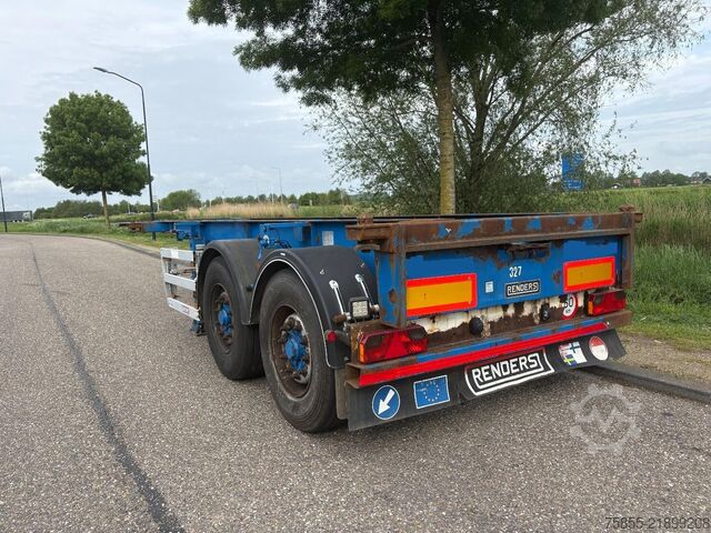 Containertransport Renders ROC 12.18 C20 20 FT Chassis / BPW Axles / Discb...
