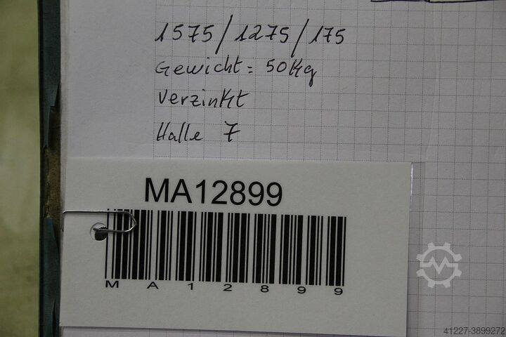Luchtkanaal, klep unbekannt 1575/1275/H175 mm
