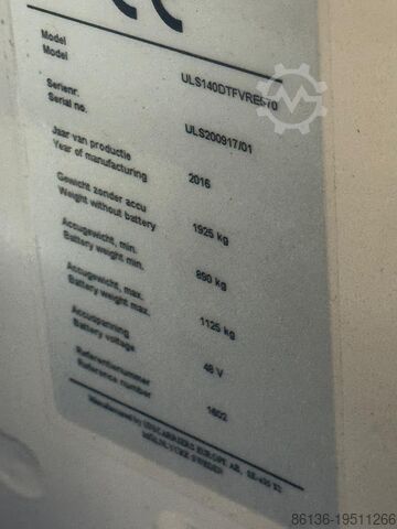 4-wiel heftruck Unicarriers ULS140DTFVRE570