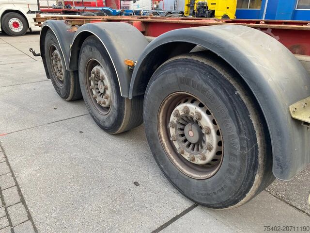 Transport de conteneurs Van Hool Container Chassis / 2x Extendable / SAF + Disc