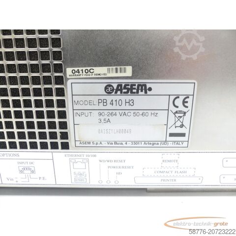 Component ASEM PB 410 H3 BOX PC SN:0AISZ1LH00049