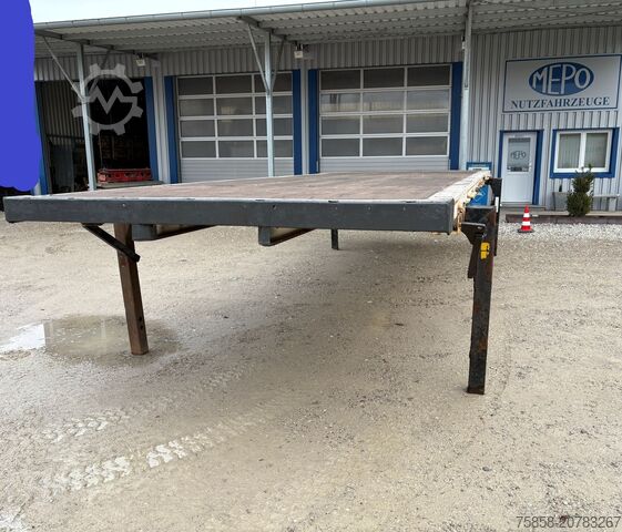 Intercambiar cuerpo abierto Krone 7,82m Baustoff Brücken Zurringe Kranbar