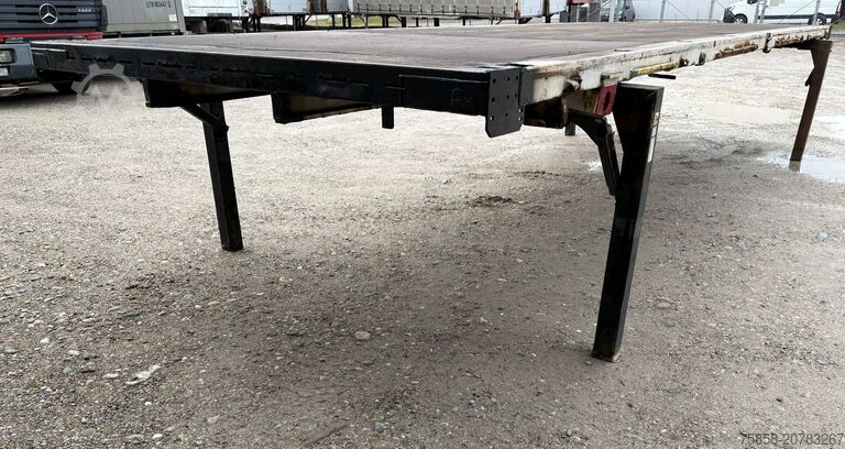 Intercambiar cuerpo abierto Krone 7,82m Baustoff Brücken Zurringe Kranbar