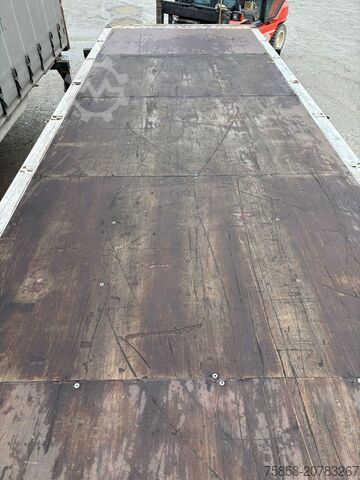 Intercambiar cuerpo abierto Krone 7,82m Baustoff Brücken Zurringe Kranbar