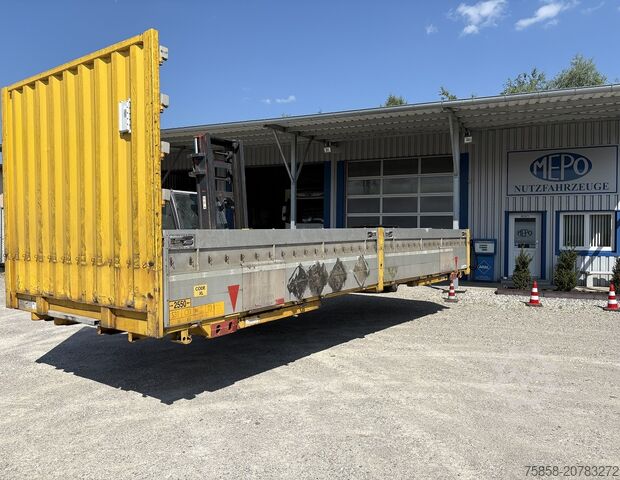 Intercambiar cuerpo abierto Krone Baustoff Wechselbrücke 7,45m Türen