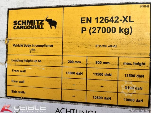 Koeloplegger SCHMITZ CARGOBULL SKO24/L*Pharma*Doppelstock*Blumenbreit*Liftachse