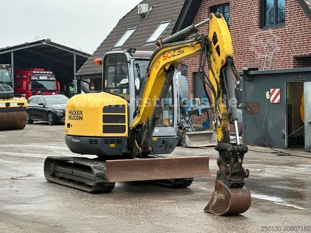 Mini excavator WACKER Neuson 50Z3 Minibagger TieflΓΆffel 2800 std.