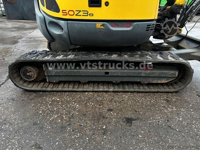 Miniexcavadora WACKER Neuson 50Z3 Minibagger Tieflöffel 2800 std.