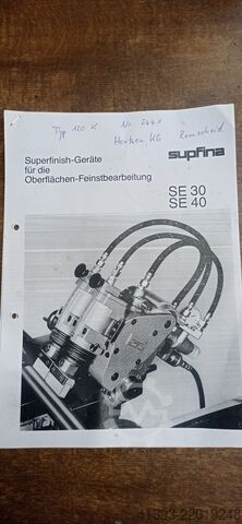 Tilläggsutrustning för superfinslipning, Microfinishing Supfina Typ 110