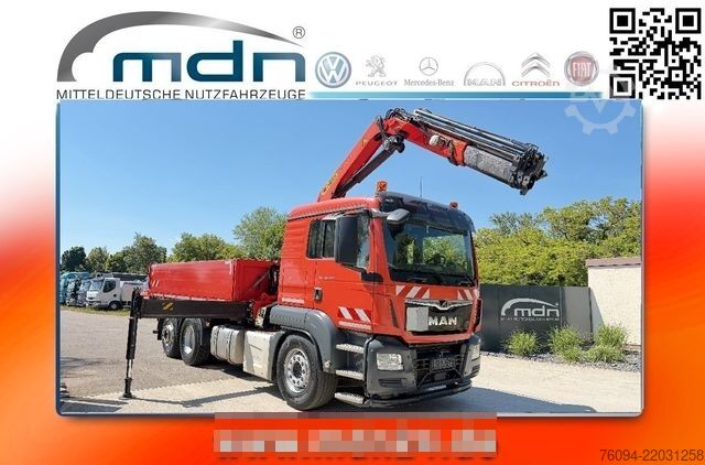 Autolaadkraan MAN TGS 26.420 6x2 Kipper KRAN Greifer lift/lenk AHK
