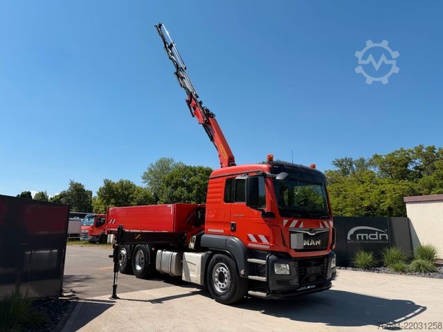 Autolaadkraan MAN TGS 26.420 6x2 Kipper KRAN Greifer lift/lenk AHK